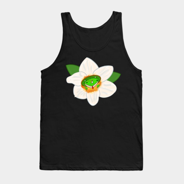 Tropical Triceratops Tank Top by localchubbygrl